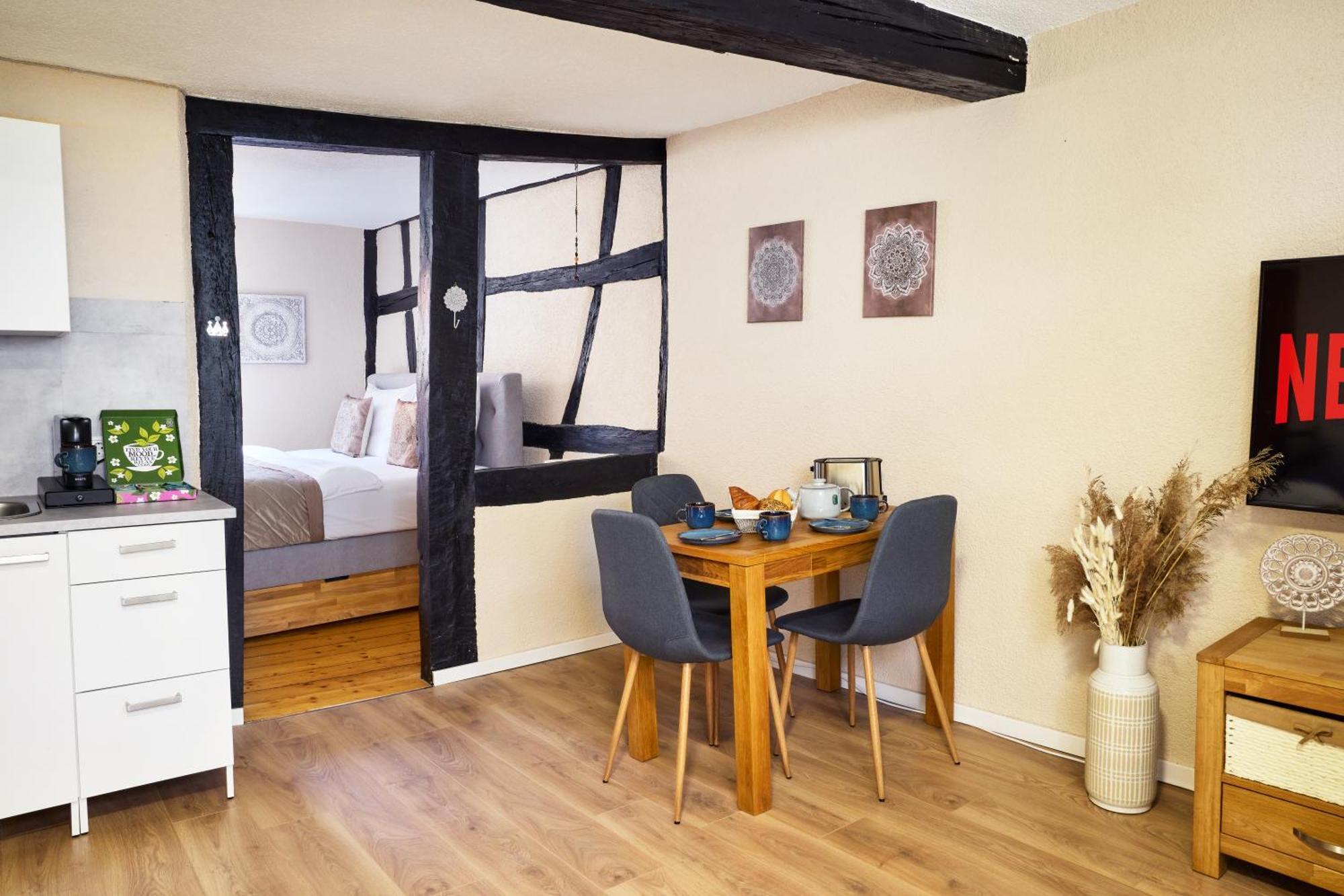 Heppenheim Hygge-Flats - Zentral Fuer 2-4 Personen, Wlan公寓 外观 照片