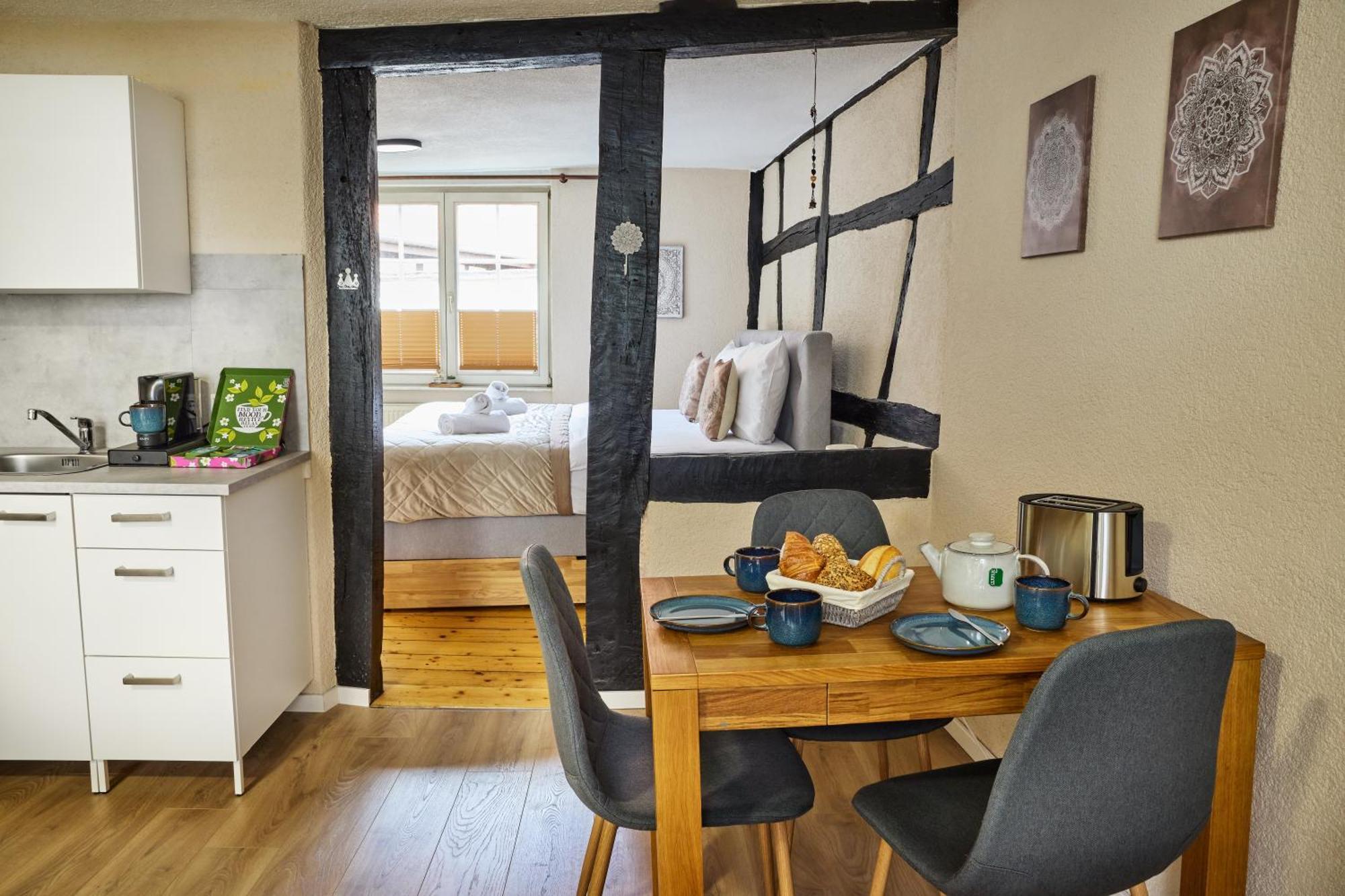 Heppenheim Hygge-Flats - Zentral Fuer 2-4 Personen, Wlan公寓 外观 照片